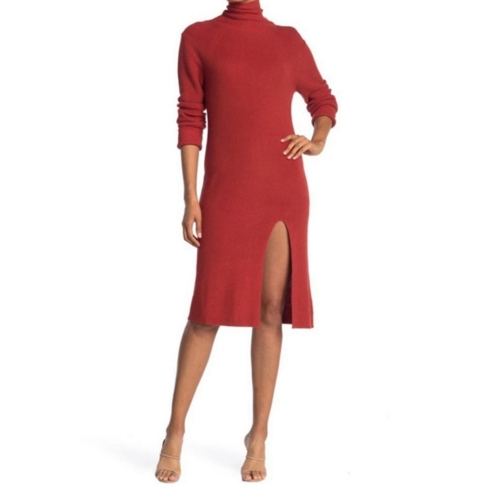 Long sleeve sweater dress